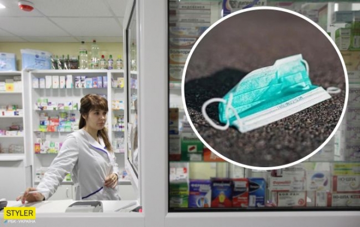 В киевской аптеке женщина устроила скандал из-за маски: вызвали 