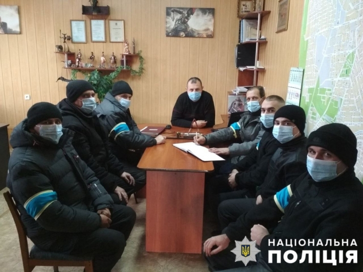 Полиция в Мелитополе позвала на помощь легионеров (фото)