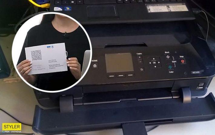 Под Днепром девушка напечатала COVID-сертификат на домашнем принтере, чтобы ездить в автобусе