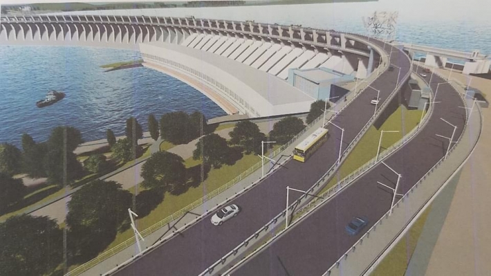 Известно, как будет выглядеть плотина Днепро ГЭС после реконструкции