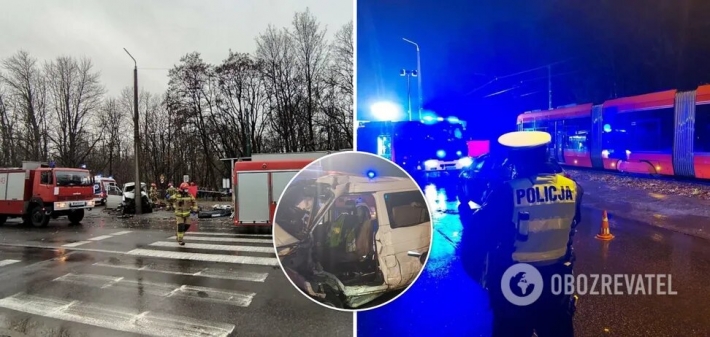 В Польше в ДТП с трамваем погиб украинец (Фото и все подробности)