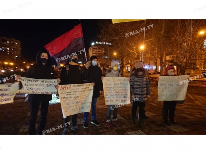 В Мелитополе Майдан – горожане выдвигают требования Президенту Зеленскому (фото, видео)