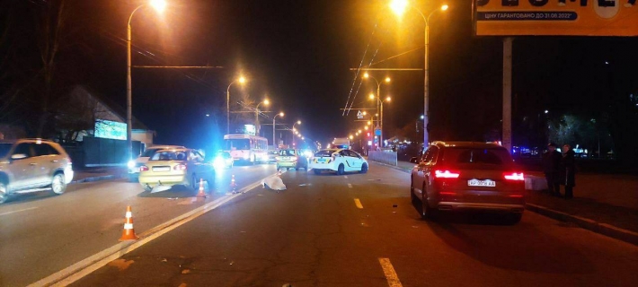 В Запорожье иномарка насмерть сбила пешехода (фото)