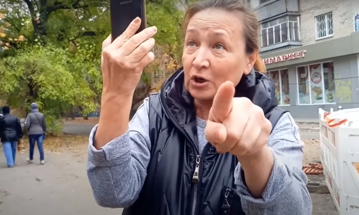 В Мелитополе защитница авто-хамов стала звездой Ютуба (видео)