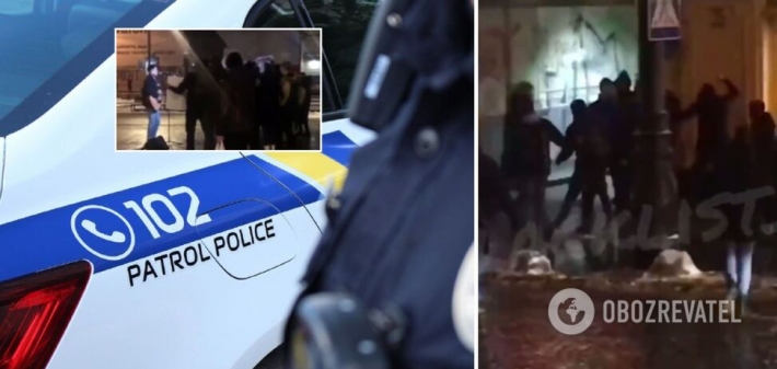 В центре Львова снимали видео для российского YouTube-шоу: запись закончилась дракой и приездом полиции (Видео)