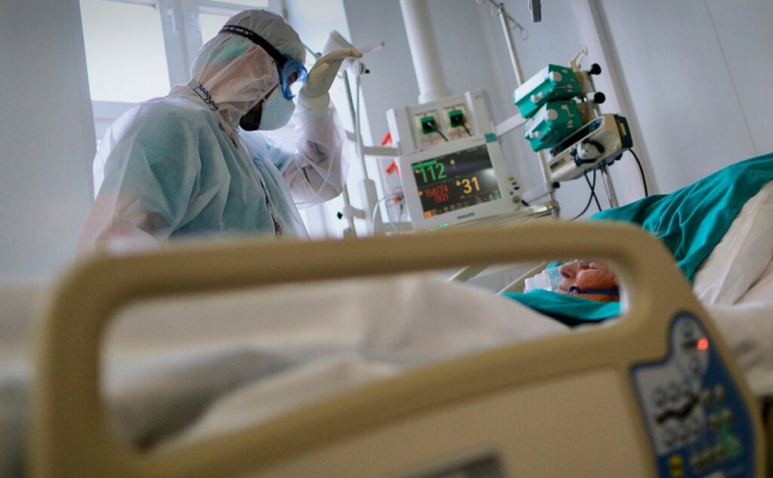 В Мелитополе в ковидном госпитале лечится 48 пациентов