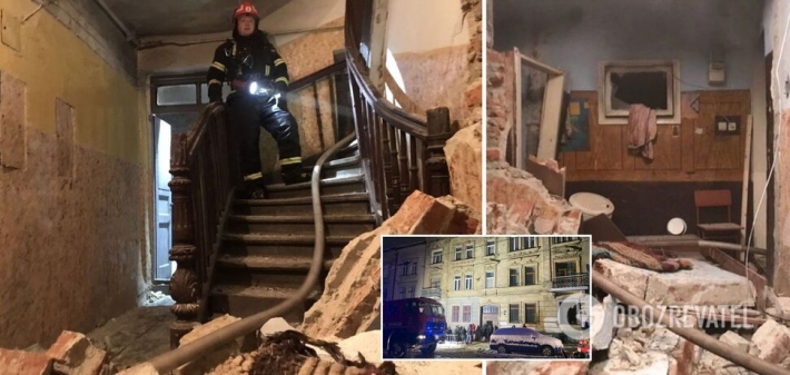 Во Львове произошел взрыв в жилом доме: есть пострадавшие (Фото)