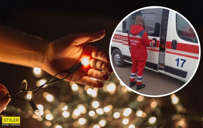 В Харькове годовалая девочка обожглась новогодней гирляндой