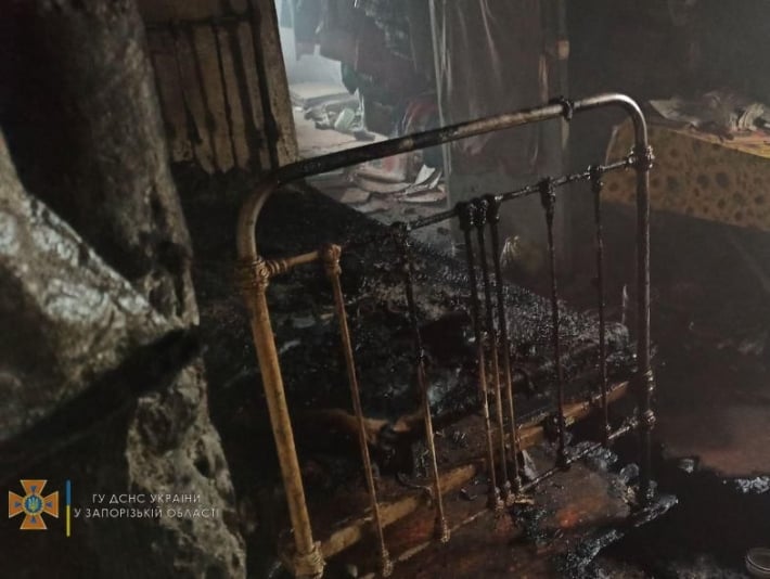 В Мелитопольском районе при пожаре погибла 67-летняя женщина (фото)