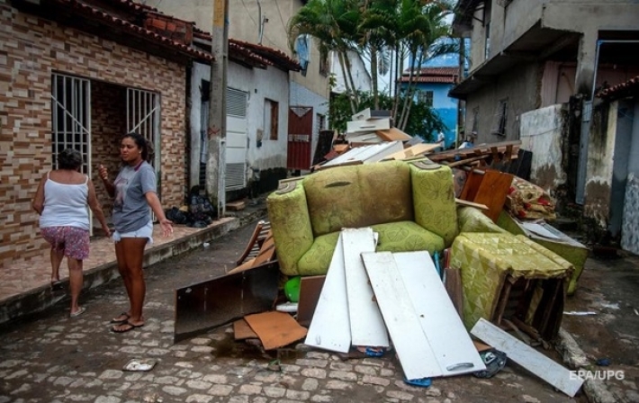 Бразилию затопило разрушительное наводнение