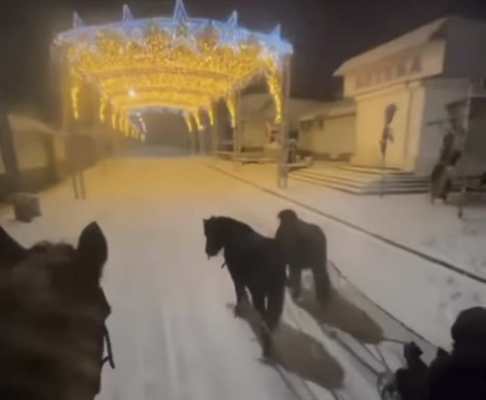 В Кирилловке появились новые зимние развлечения (видео)