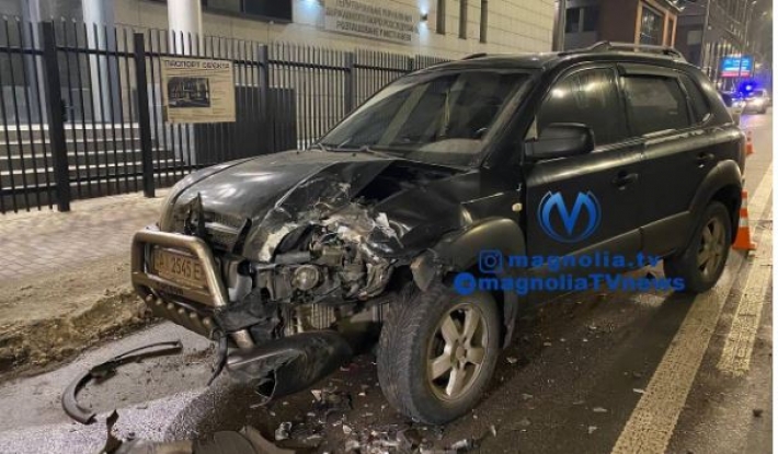 В Киеве пьяный водитель устроил ДТП и дебош на месте аварии: фото