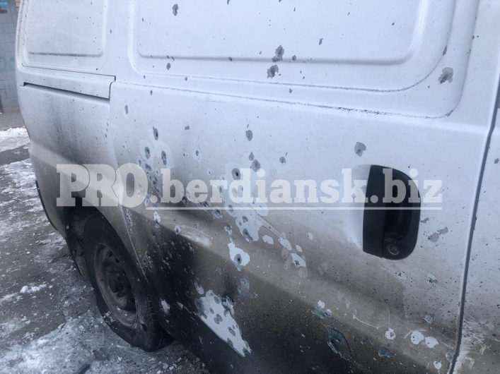 В Запорожской области неизвестные пытались взорвать микроавтобус