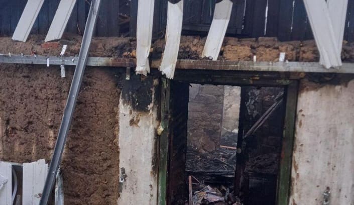 В Запорожье в результате пожара пострадал 60-летний мужчина