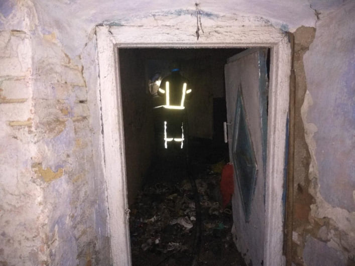 В Запорожской области в результате пожара сгорела крыша частного дома