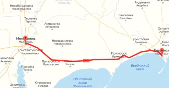 От Мелитополя до Бердянска в этом году построят дорогу