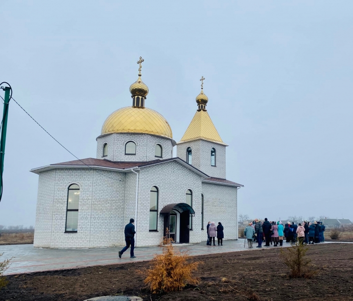 В Мелитопольском районе открыл двери прихожанам новый храм (фото)