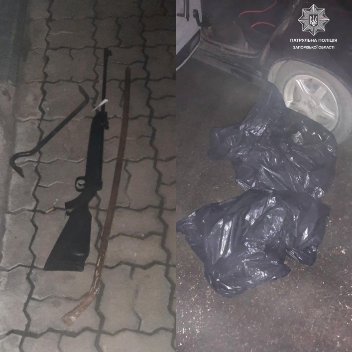 В Запорожье два злоумышленника ограбили оружейный магазин (фото)