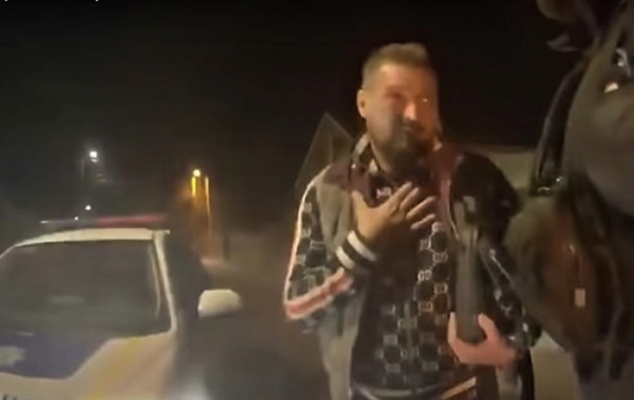 Полковник одесской полиции попался пьяным за рулем (видео)