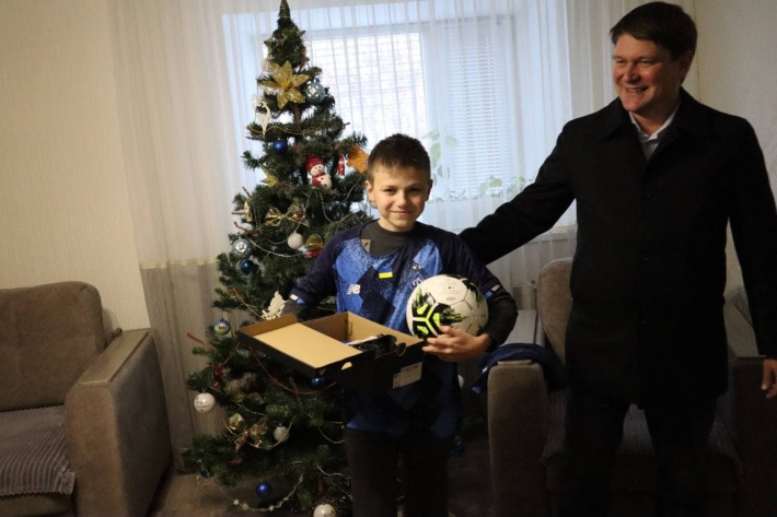 В Мелитопольском районе исполнили футбольную мечту семиклассника (фото)
