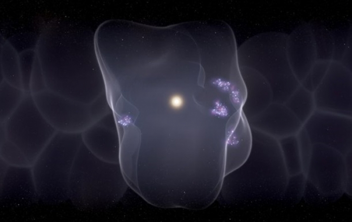 Раскрыта тайна гигантского галактического пузыря