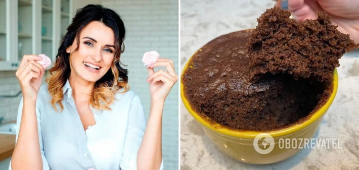 Лиза Глинская поделилась рецептом кекса за 3 минуты: даже не понадобится духовка