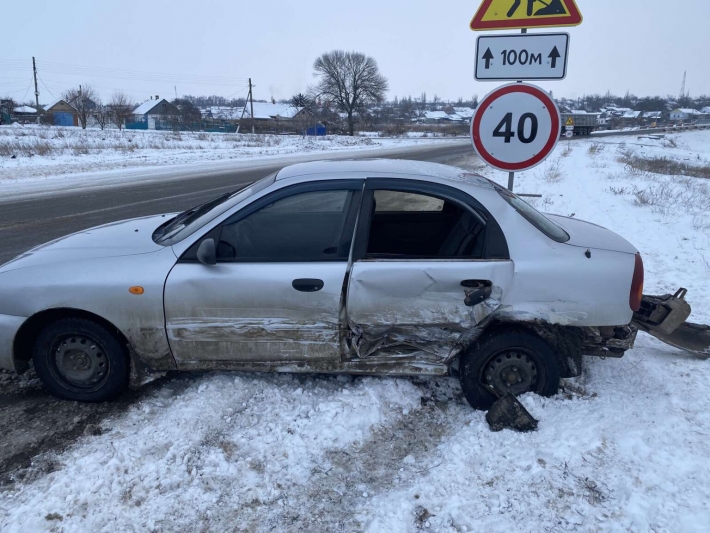 В Запорожской области пьяный водитель совершил ДТП и сбежал (фото)