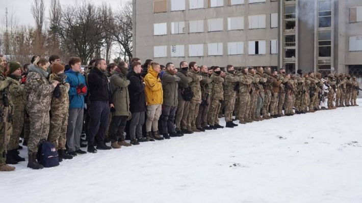 Националисты провели в Киеве масштабное обучение по подготовке населения к войне