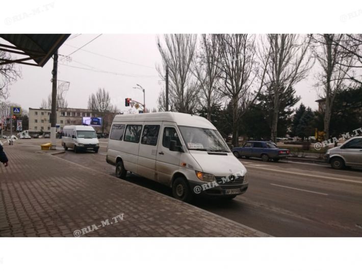 В Мелитополе водитель маршрутки умер за рулем (фото)