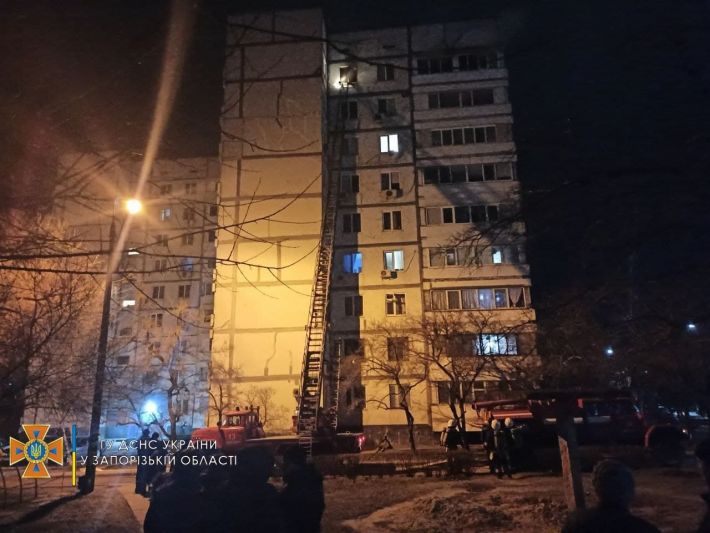 В Запорожской области при пожаре в многоэтажке погиб 63-летний мужчина