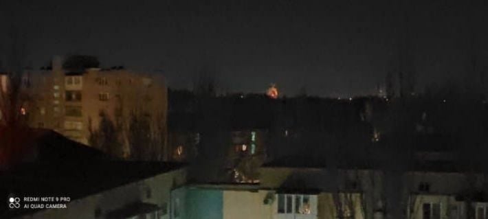 В Мелитополе ночью снова были слышны взрывы (видео)