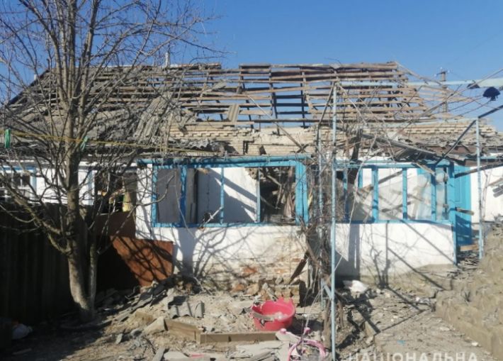 Гуляйполе враг разбомбил дома мирных жителей (фото)