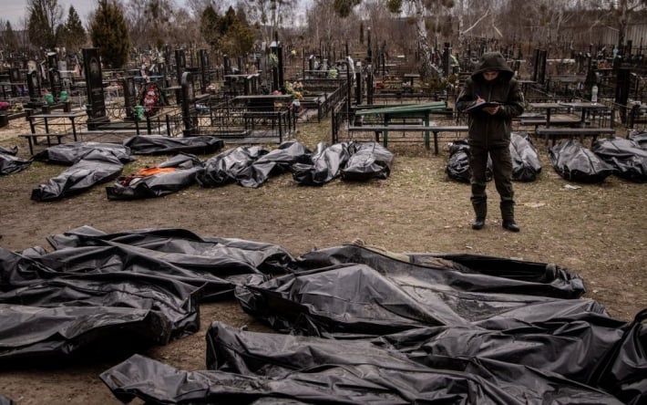 Жертвы российских оккупантов в Буче. ФОТОрепортаж (21+)