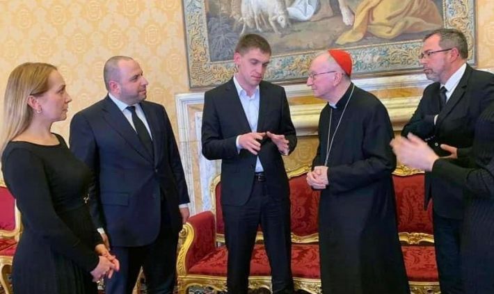 Мер Мелитополя И. Фёдоров рассказал подробности встречи с правой рукой Папы Римского (фото)