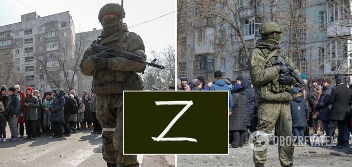 В Мариуполе оккупанты устроили гетто для украинцев: заставляют носить повязки и рисовать "Z"