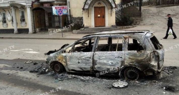 Стали известны подробности обстрела автомобиля в центре Мелитополя (фото)