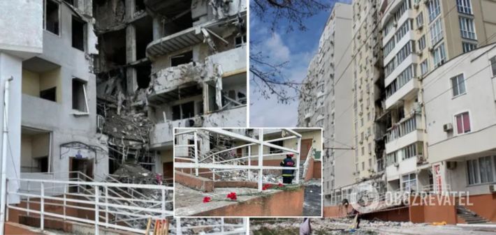 Ничего не осталось, только бетон: в сети показали, как выглядит разбитый оккупантами дом в Одессе