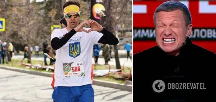 Россиянину угрожают смертью за футболку с Украиной, в которой он вышел на забег в Екатеринбурге. Пропагандист Соловьев в гневе