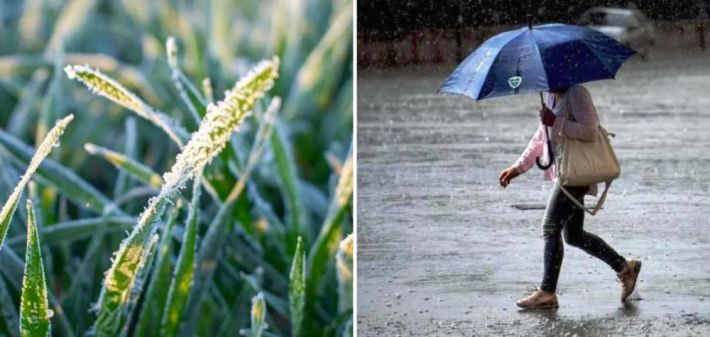 Дожди, грозы и заморозки: синоптики дали прогноз погоды на предстоящую неделю в Украине. Карта