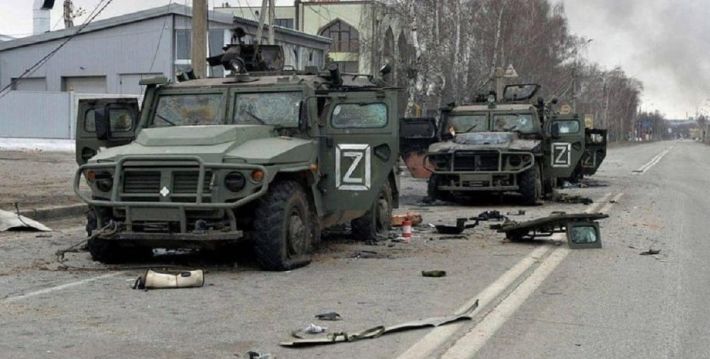В Запорожской области оккупанты расстреляли свою технику, чтобы не воевать