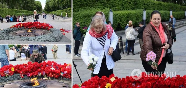 Как в Киеве отмечают 9 мая: мало цветов и усиленные патрули правоохранителей. Фото и видео
