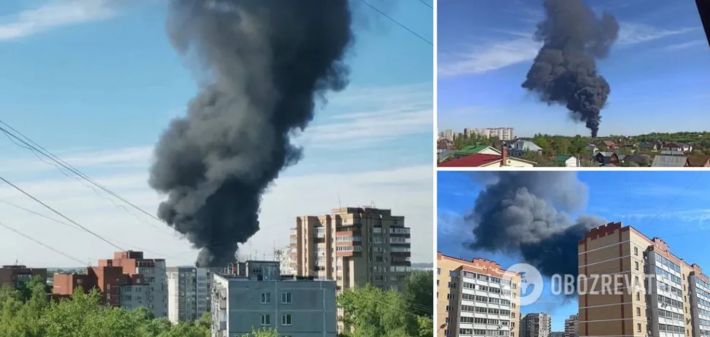В России произошел мощный пожар на подстанции. Фото и видео