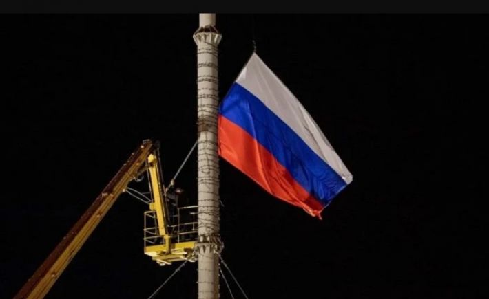 Мэр Мелитополя эмоционально отреагировал на поднятие флага рф над городом  (видео)
