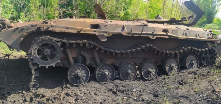 ВСУ на Запорожском направлении уничтожили вражескую БМП-2 (фото)