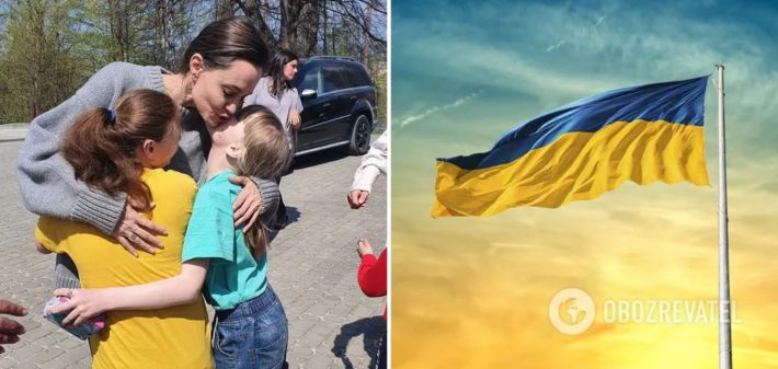 Джоли засветила кольцо с картой Украины: напоминает о прекрасной стране
