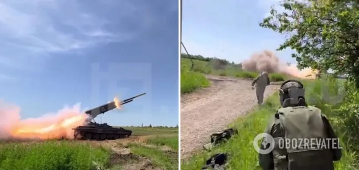 "Ответ" прилетел через минуту: российские пропагандисты сняли удар ВСУ по вражеской технике, показывая обстрел Украины (Видео)
