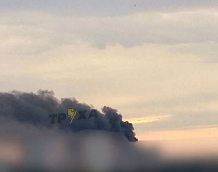 В Киеве виден дым, появившийся после взрывов — соцсети