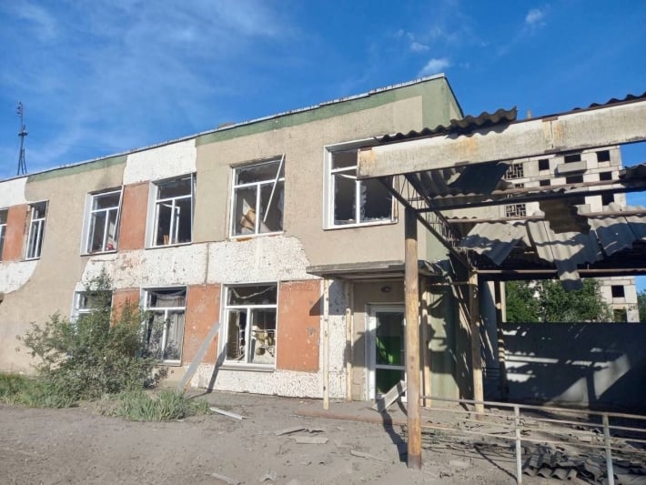 В Степногорске российские «освободители» обстреляли детский сад (фото)