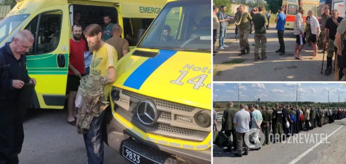 Появились первые фото масштабного обмена пленными: украинские защитники уже на родине