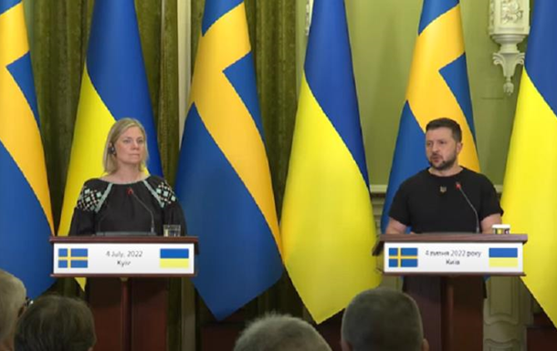 Украина и Швеция подписали совместное заявление